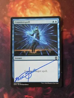 MTG - Counterspell - Signed By Zack Stella - Image 1