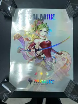 FINAL FANTASY x MTG Holographic Store Promo Posters | 18"x24" | Good Condition - Image 2