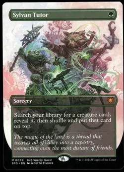 1x Sylvan Tutor (Borderless) - Special Guests NM - MTG - Image 1