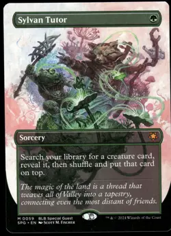 1x Sylvan Tutor (Borderless) - Special Guests NM - MTG - Image 1