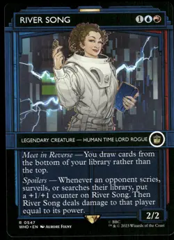 1x River Song (Showcase) - Universes Beyond: Doctor Who NM - MTG - Image 1