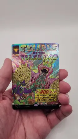 Temple of the False God - HALO FOIL - MTG Secret Lair Countdown (SLC) (0047) - Image 2