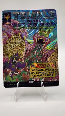 Temple of the False God - HALO FOIL - MTG Secret Lair Countdown (SLC) (0047) - Image 4