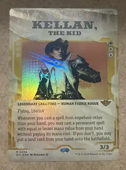 Foil* Kellan, the Kid (Showcase) - Outlaws of Thunder Junction - NM MTG - Image 1