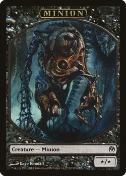 Minion 1x TOKEN MtG ENGLISH Duel Decks: Phyrexia vs. the Coalition SP/NM - Image 1