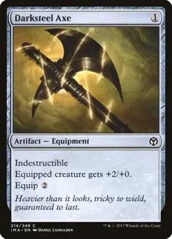 DARKSTEEL AXE X 4 N/M- ICONIC MASTERS MAGIC THE GATHERING - Image 1