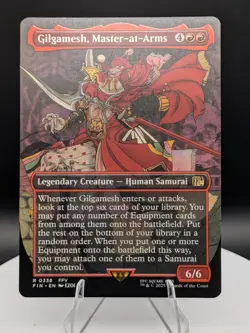 Gilgamesh, Master-at-Arms (Borderless) - Rare 0338 - Final Fantasy MTG (NM) - Image 1