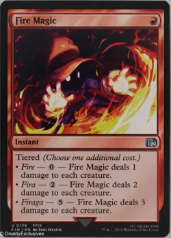MTG: FINAL FANTASY - Fire Magic - Regular - Image 1
