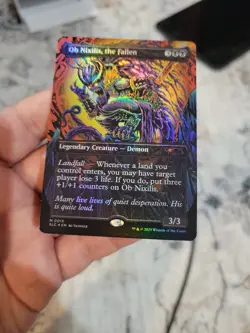 Ob Nixilis, the Fallen Foil, An Encyclopedia of Magic Secret Lair, NM - Image 1