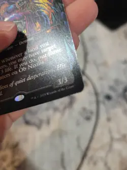 Ob Nixilis, the Fallen Foil, An Encyclopedia of Magic Secret Lair, NM - Image 4