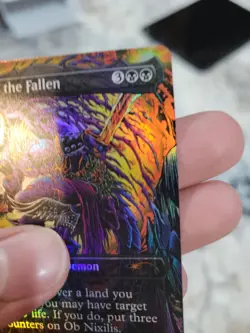 Ob Nixilis, the Fallen Foil, An Encyclopedia of Magic Secret Lair, NM - Image 5