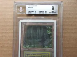 Bayou BGS 9 MINT [Unlimited] Quad++ Mtg Magic Free Priority Mail! - Image 2