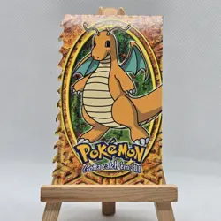 1999 Topps Pokemon the First Movie Dragonite 12 of 12 Die-Cut - Image 1