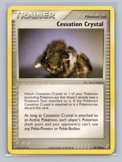 Pokemon TCG Cessation Crystal 74/100 Crystal Guardians Normal MP - Image 1