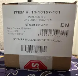 Pokemon Destined Rivals Booster Box Factory Sealed Case In Mint Condition - Image 1