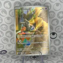 Mimikyu - SVP075 - Illustration Rare - Pokemon Black Star Promo - NM - Image 2