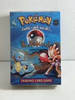 Pokemon Factory Sealed BLACKOUT THEME DECK (POSSIBLY SHADOWLESS) MINTY! #1 - Image 1