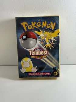 FACTORY SEALED Vintage Pokemon Thunderstorm Gift box TCG theme deck MINT RARE #1 - Image 1