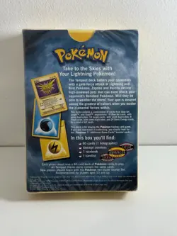 FACTORY SEALED Vintage Pokemon Thunderstorm Gift box TCG theme deck MINT RARE #1 - Image 2