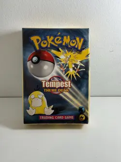FACTORY SEALED Vintage Pokemon Thunderstorm Gift box TCG theme deck MINT RARE #2 - Image 1