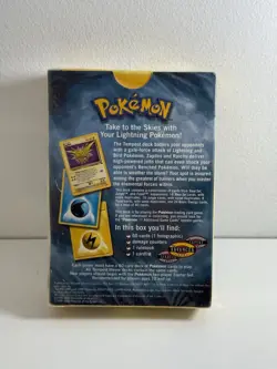 FACTORY SEALED Vintage Pokemon Thunderstorm Gift box TCG theme deck MINT RARE #2 - Image 2