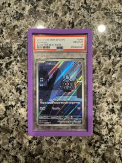 2024 POKEMON SFA EN-SHROUDED FABLE ILLUSTRATION RARE #068 DUSKULL PSA 10 - Image 1