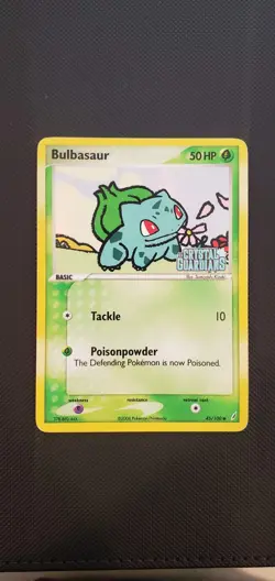 Pokemon Bulbasaur Reverse Holo Stamped 45/100 EX Crystal Guardians - Image 1