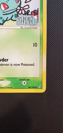 Pokemon Bulbasaur Reverse Holo Stamped 45/100 EX Crystal Guardians - Image 4