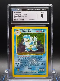 CGC 9 MINT ✨ - Blastoise 002/102 Base Set Holo - 1999 Pokemon - Image 1