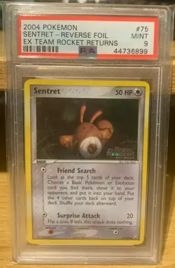 Sentret EX Team Rocket Returns Reverse Holo 75/109 PSA 9 Pokemon 2004 - Image 1