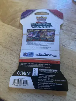 Pokemon TCG Sleeved Booster Pack Scarlet & Violet: Temporal Forces 820650853258 - Image 5