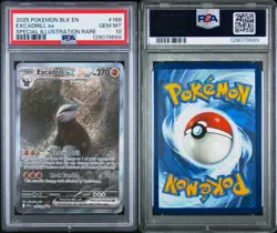 Pokemon SV Black Bolt Excadrill EX 168/086 Special Illustration Rare PSA 10 - Image 2