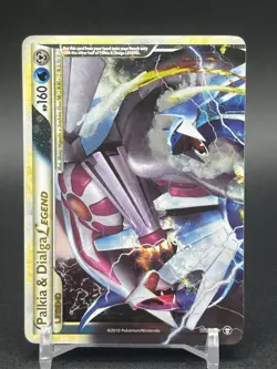 2010 POKEMON TCG HGSS TRIUMPHANT PALKIA & DIALGA LEGEND TOP 101/102 NM - Image 1