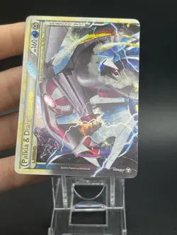 2010 POKEMON TCG HGSS TRIUMPHANT PALKIA & DIALGA LEGEND TOP 101/102 NM - Image 2