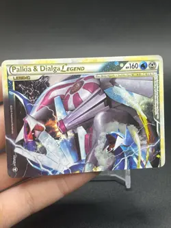 2010 POKEMON TCG HGSS TRIUMPHANT PALKIA & DIALGA LEGEND TOP 101/102 NM - Image 5