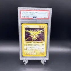 1999 POKEMON GAME #16 ZAPDOS-HOLO PSA 5 - Image 1