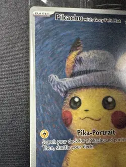 Pokemon TCG Van Gogh Pikachu with Grey Felt Hat SVP en 085 Promo Sealed - Image 5