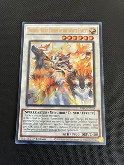 Yugioh | Silvera, Wolf Tamer of the White Forest INFO-EN038 1st Ed Ultra Rare NM - Image 1