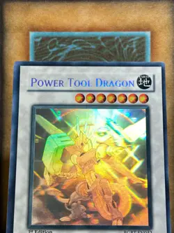 Yugioh Power Tool Dragon RGBT-EN042 Ghost Rare 1st Ed VLP - Image 5