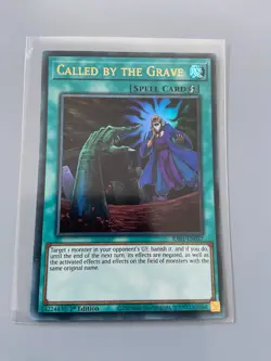 Called By the Grave - 1st Edition Ultra Rare RA01-EN057 Yugioh - Image 1
