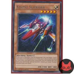 Yugioh Kozmo Sliprider CORE-EN84 Rare 1st Edition NM - Image 1