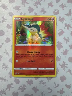 Cyndaquil - SWSH221 - Pokemon Sword & Shield Promo Ultra Rare Holo Card NM - Image 1