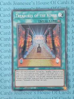 MZTM-EN006 Treasures of the Kings Secret Rare Yu-Gi-Oh Card 1st Edit NM/LP New - Image 1