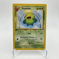 Pokemon Card Skiploom 52/64 Neo Revelation 1st Edition Near Mint - Image 1