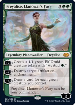 Freyalise, Llanowar's Fury FOIL Commander Collection: Green NM CARD ABUGames - Image 1