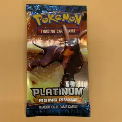 Pokemon TCG - Platinum Rising Rivals - 10 Card Booster Pack Houndoom Art Sealed - Image 2