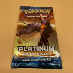 Pokemon TCG - Platinum Rising Rivals - 10 Card Booster Pack Houndoom Art Sealed - Image 3