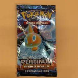 Pokemon TCG - Platinum Rising Rivals - 10 Card Booster Pack - Rotom Art Sealed - Image 2