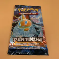 Pokemon TCG - Platinum Rising Rivals - 10 Card Booster Pack - Rotom Art Sealed - Image 3