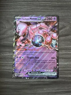 Pokemon TCG SV: Scarlet & Violet Promo Cards #205 Team Rocket's Mewtwo ex Jumbo - Image 1